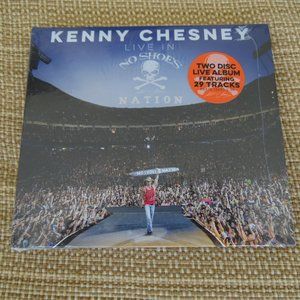 kenney chesney CD live in no shoes nation sealed new 2 disc live album